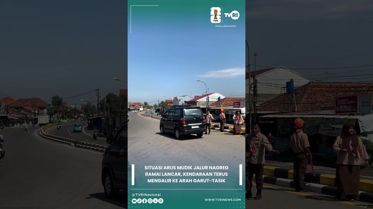 Situasi Arus Mudik Jalur Nagreg Ramai Lancar, Kendaraan Terus Mengalir Ke Arah Garut&ndash;Tasik