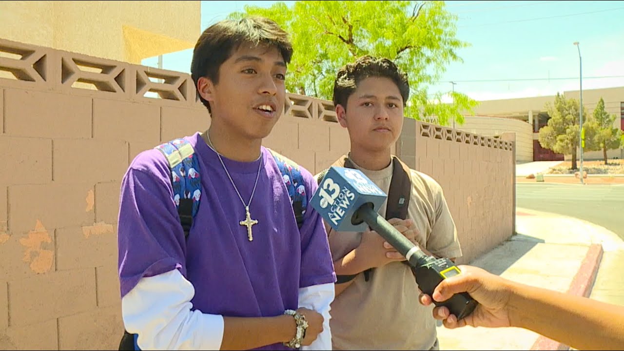 Las Vegas drivers ignoring crosswalk concerns Cimarron-Memorial High School students
