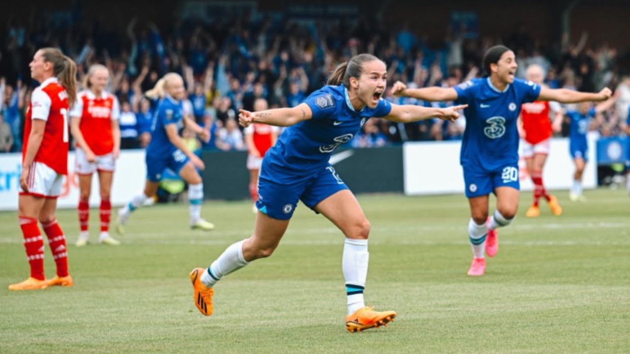 Chelsea w vs Arsenal w | 2-0 | The BLUES 1point away from winning the Title