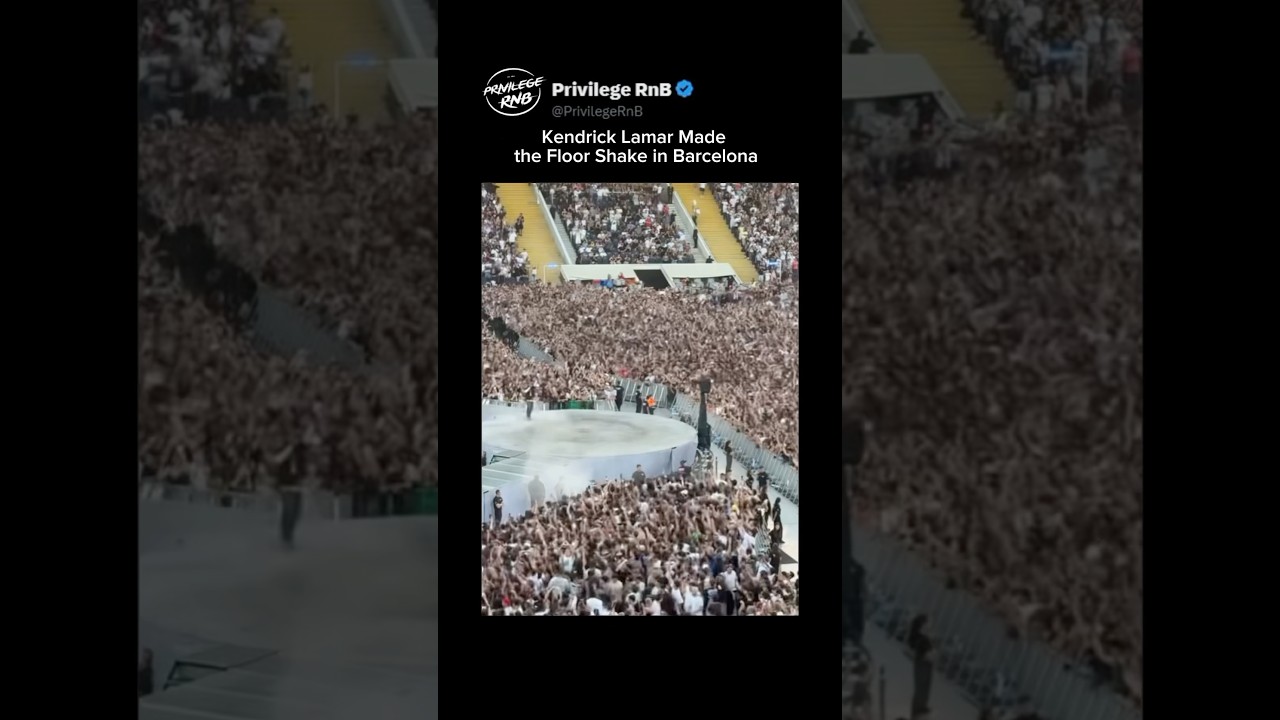 Kendrick Lamar Made the Floor Shake in Barcelona