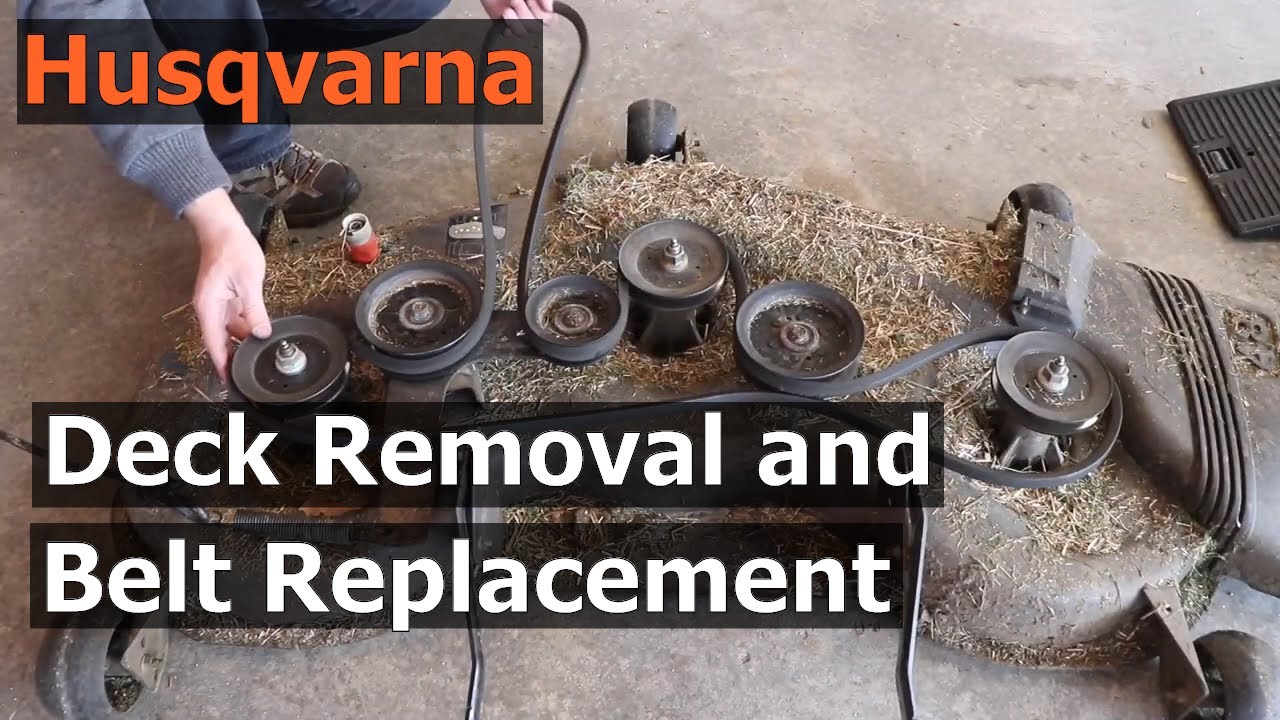 Replace the Deck Belt on a Husqvarna YTH23V48 Riding Lawn Mower