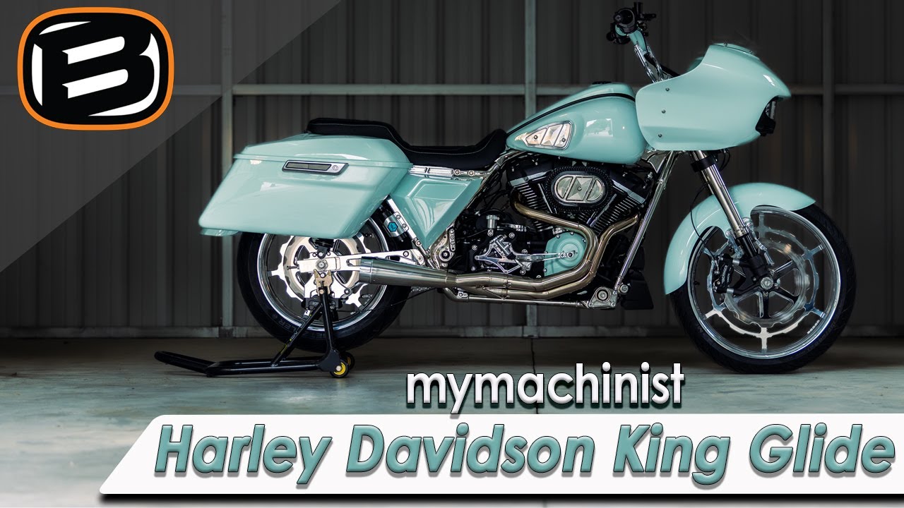 ПОЛНОСТЬЮ КАСТОМНЫЙ King Glide! &mdash; в центре внимания № 25 &mdash; @mymachinist &mdash; Harley Davidson Road King