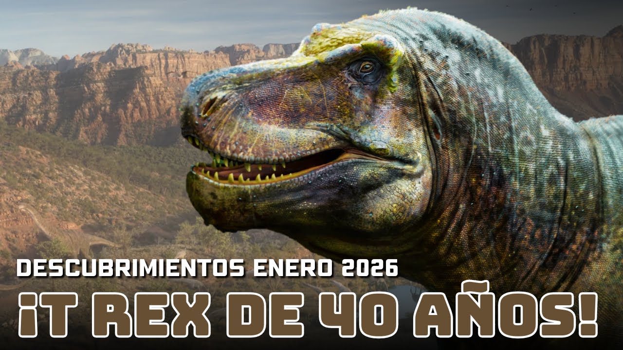¿El T. rex vivía hasta los 40 años? - Descubrimientos Enero 2026