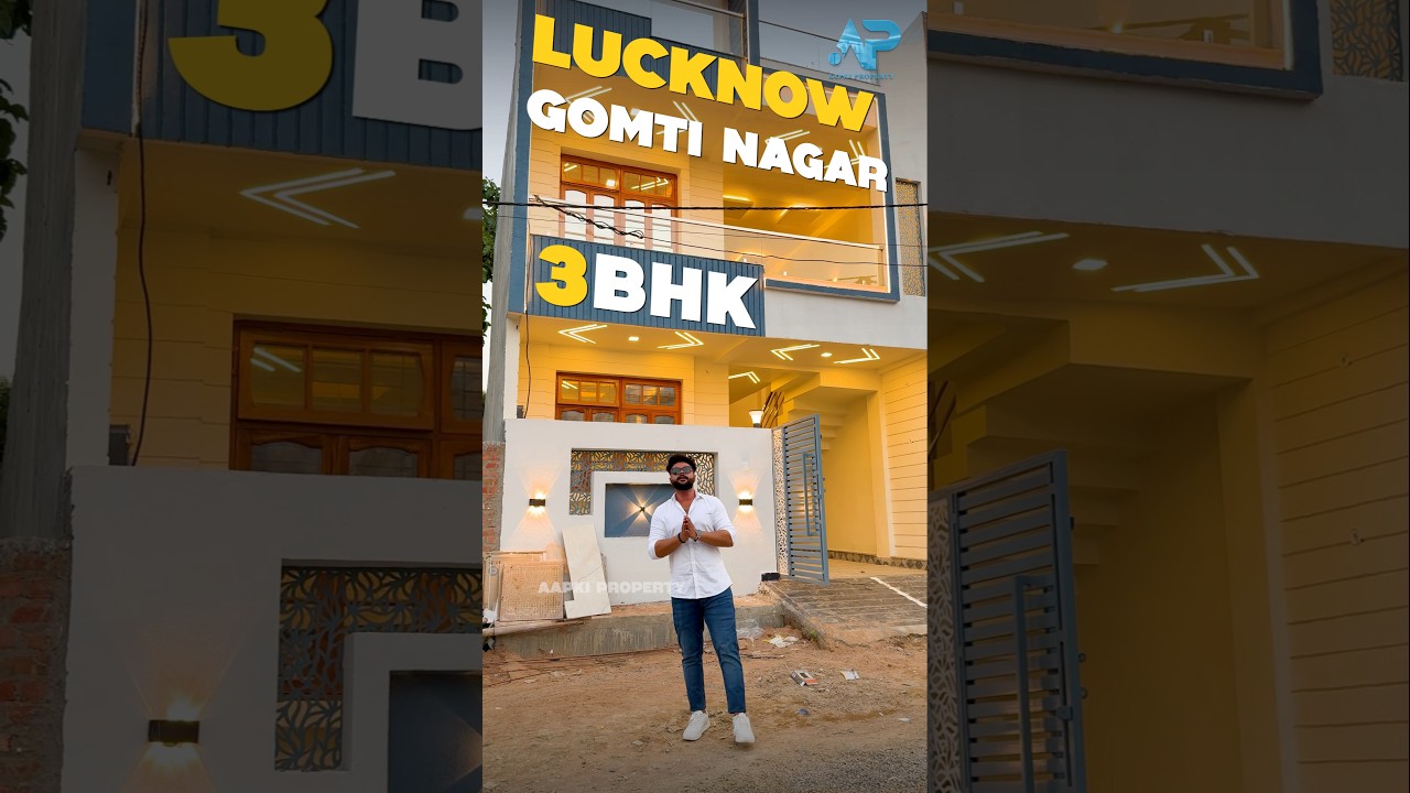 Lucknow | House in Gomtinagar Extension | 3 BHK | House for sale in Lucknow | #lucknow