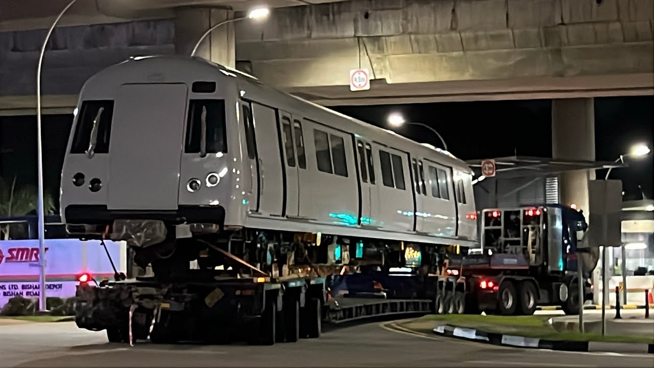 [Mid-Life Upgrade Completed][SMRT] KSF C151B ~ 649/650 ~ EMU 649 Entering Bishan Depot