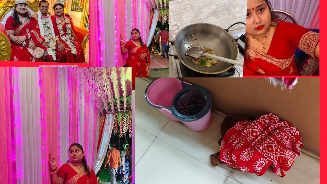 সারাদিন রান্নাবান্না🫕🐠 করলাম🥰 ভাবলাম এক হলো আরেক বিকালে ⏰গেলাম 🥰 ভাগ্নের বিয়েতে 