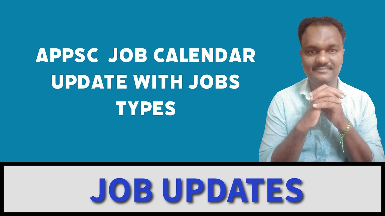 APPSC  JOB CALENDAR UPDATE WITH JOBS TYPES