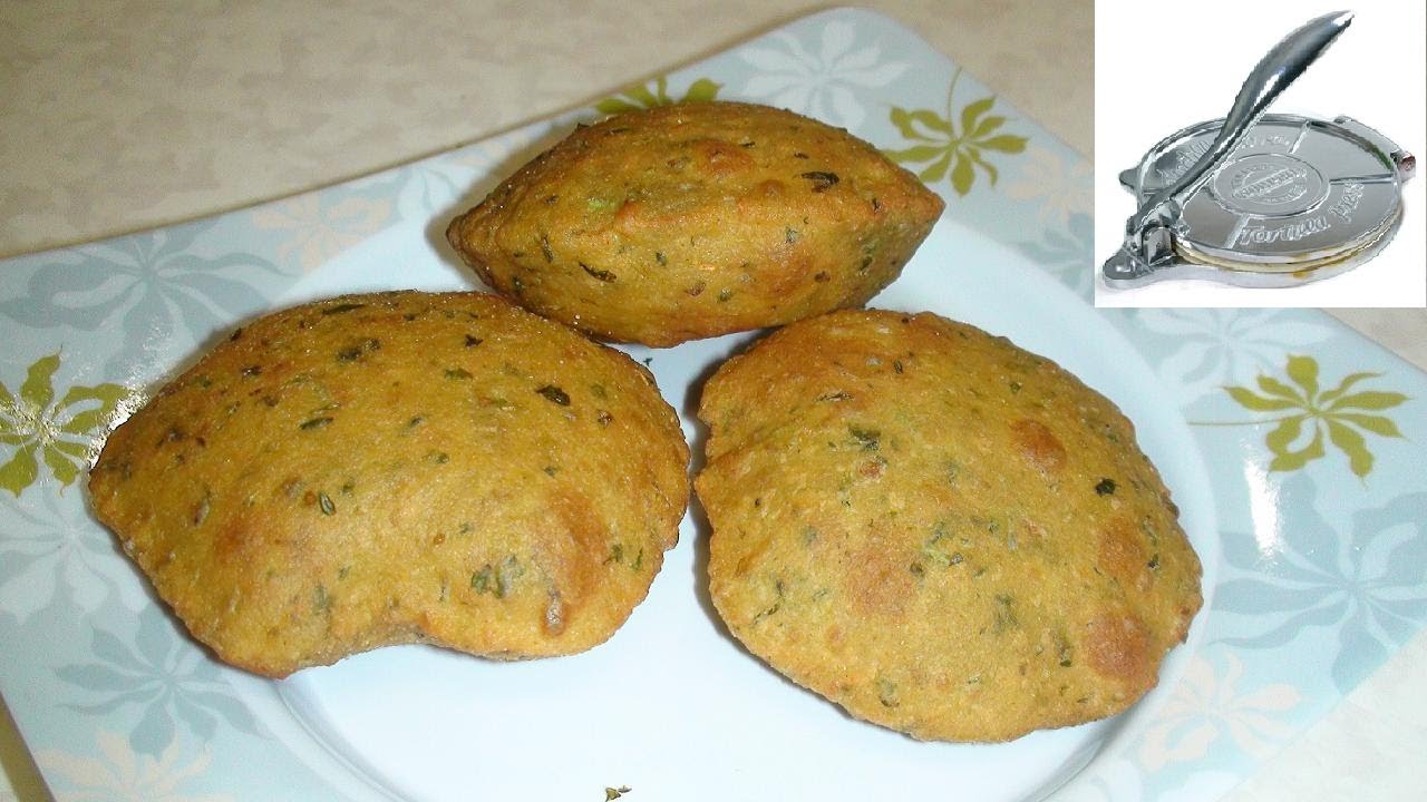 Methi ni Puri or Poori recipe video- Fried Fenugreek Leaves Bread - Potluck Recipe Indian