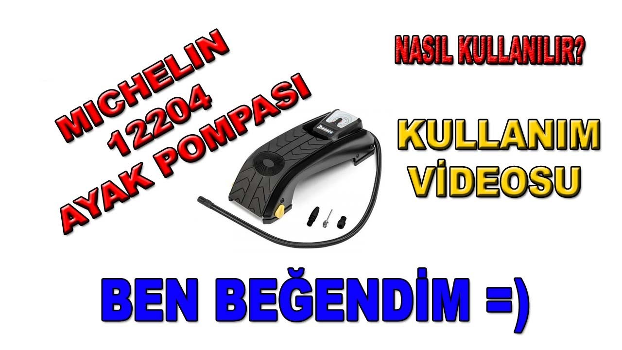 MICHELIN 12204 AYAK POMPASI // Ben Beğendim // Kullanım Videosu