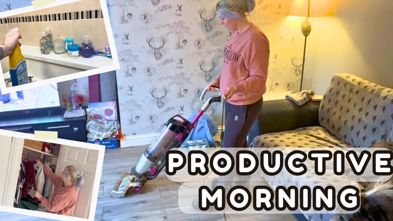 A Productive Morning At Home | Getting It Done | SAHM Life UK