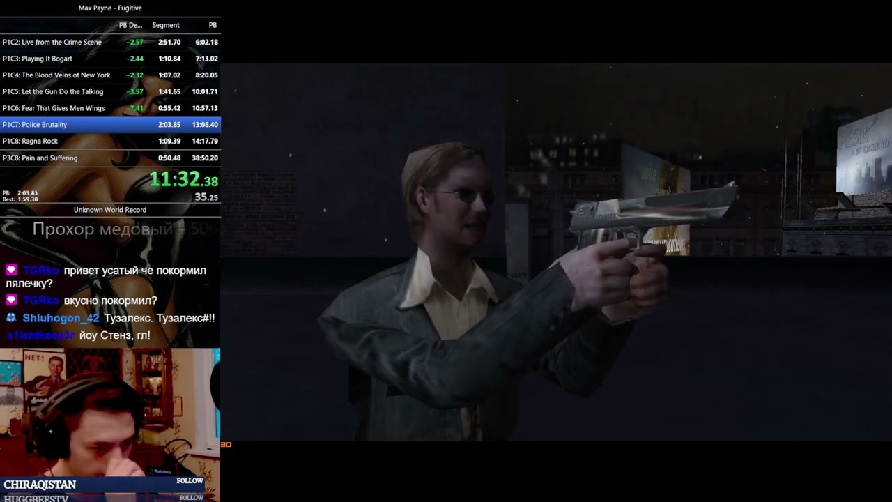 Max Payne speedrun in 38:48 (Former World Record)