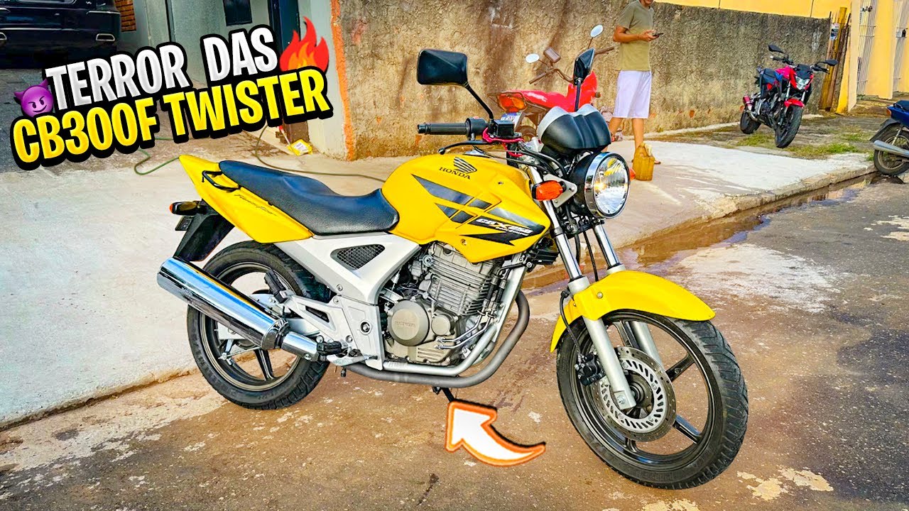 PEGUEI UMA CBX 250 TWISTER TERROR DAS CB 300F TWISTER