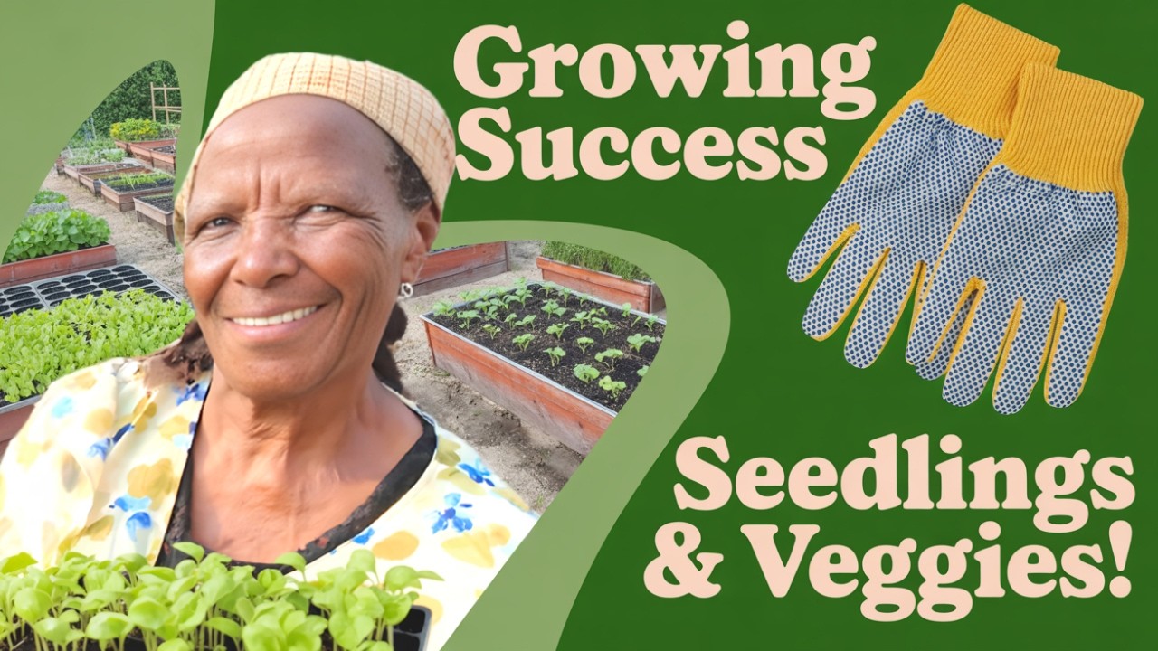 She’s Producing Seedlings & Growing Vegetables in South Africa 🌱🇿🇦