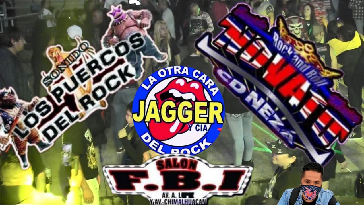 Jagger, Puercos del Rock y Novato Rock and roll en el salón FBI Ciudad Neza