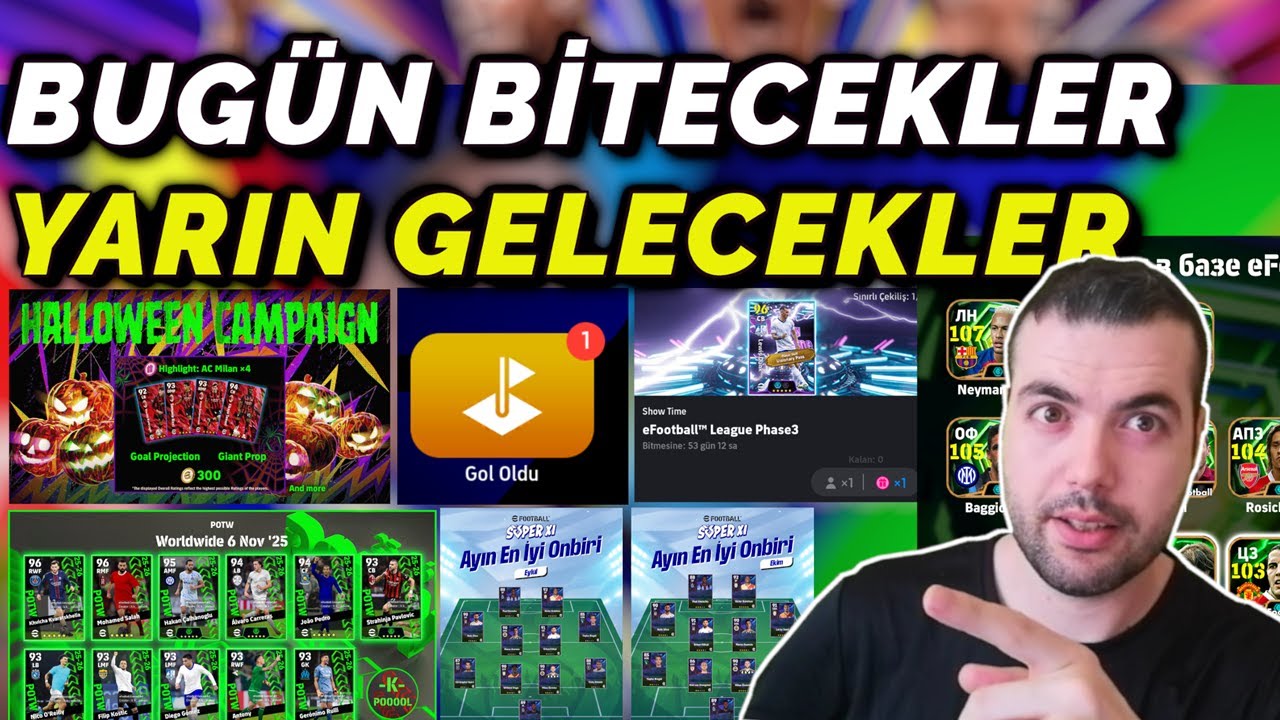 BUG&Uuml;N BİTECEKLER YARIN GELECEKLER 🔥DİĞER GELİŞMELER (eFootball 2026 Mobile , Konsol )