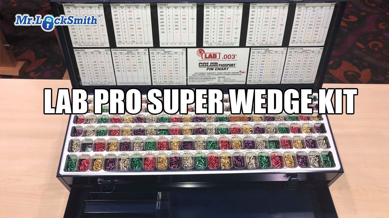 LAB Pro Super Wedge Pin Kit | Mr. Locksmith&trade; Training