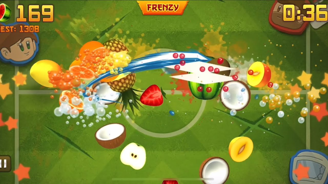 Fruit Ninja: HALFBRICK Football/Soccer event part 1