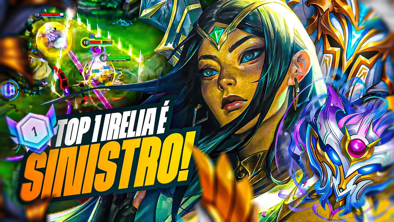 COMO JOGA O TOP 1 IRELIA DA CHINA! LOL WILD RIFT