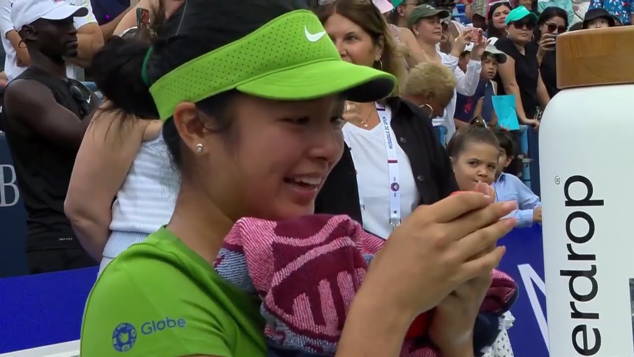 ALEX EALA Wins First Ever WTA Tournament! CALLS Parents! #philippines