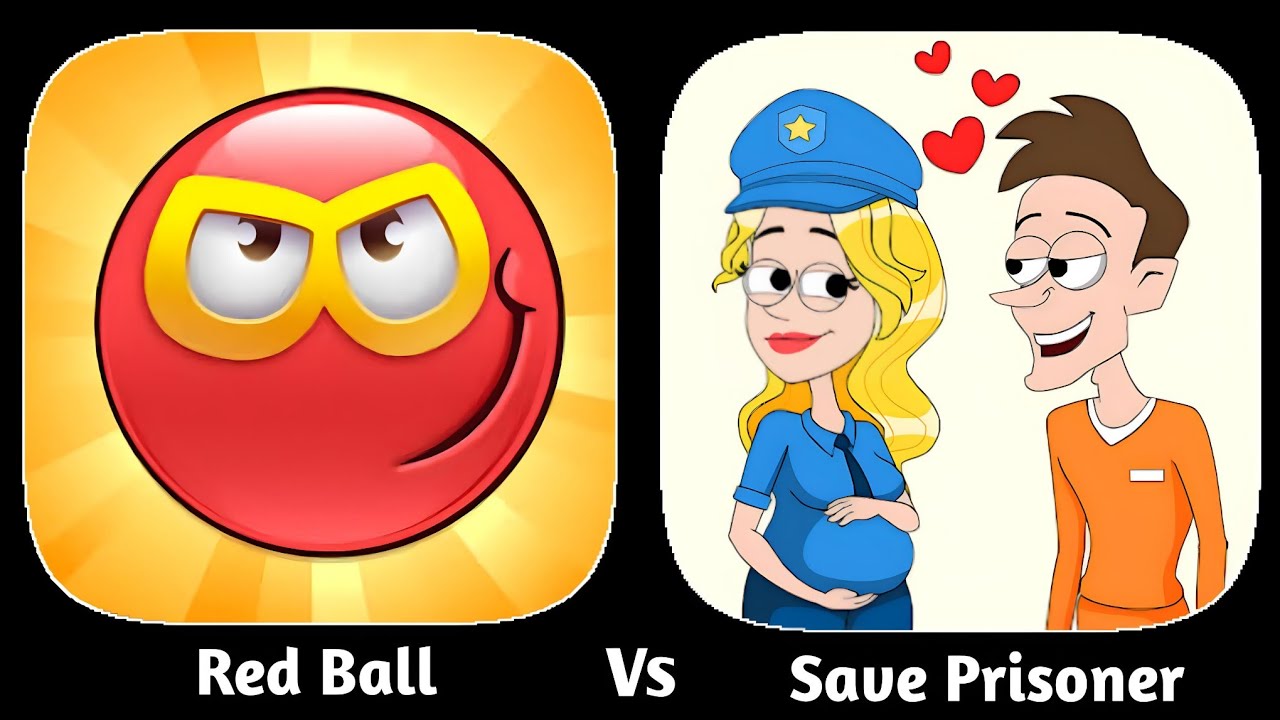 Save Prisoner Vs Red Ball - iOS android Gameplay Walkthrough 