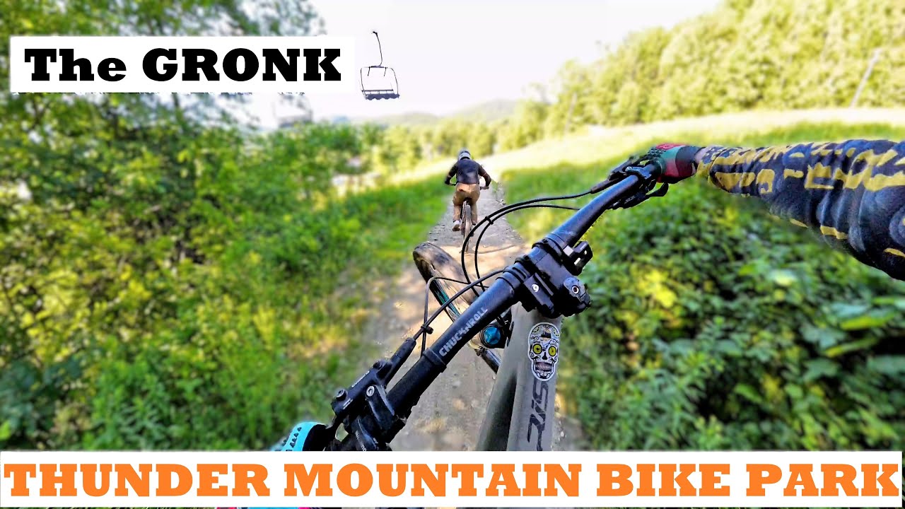 THE GRONK - EASY Jump Line Mountain Bike Trail #subscribe Thunder Mountain Bike Park