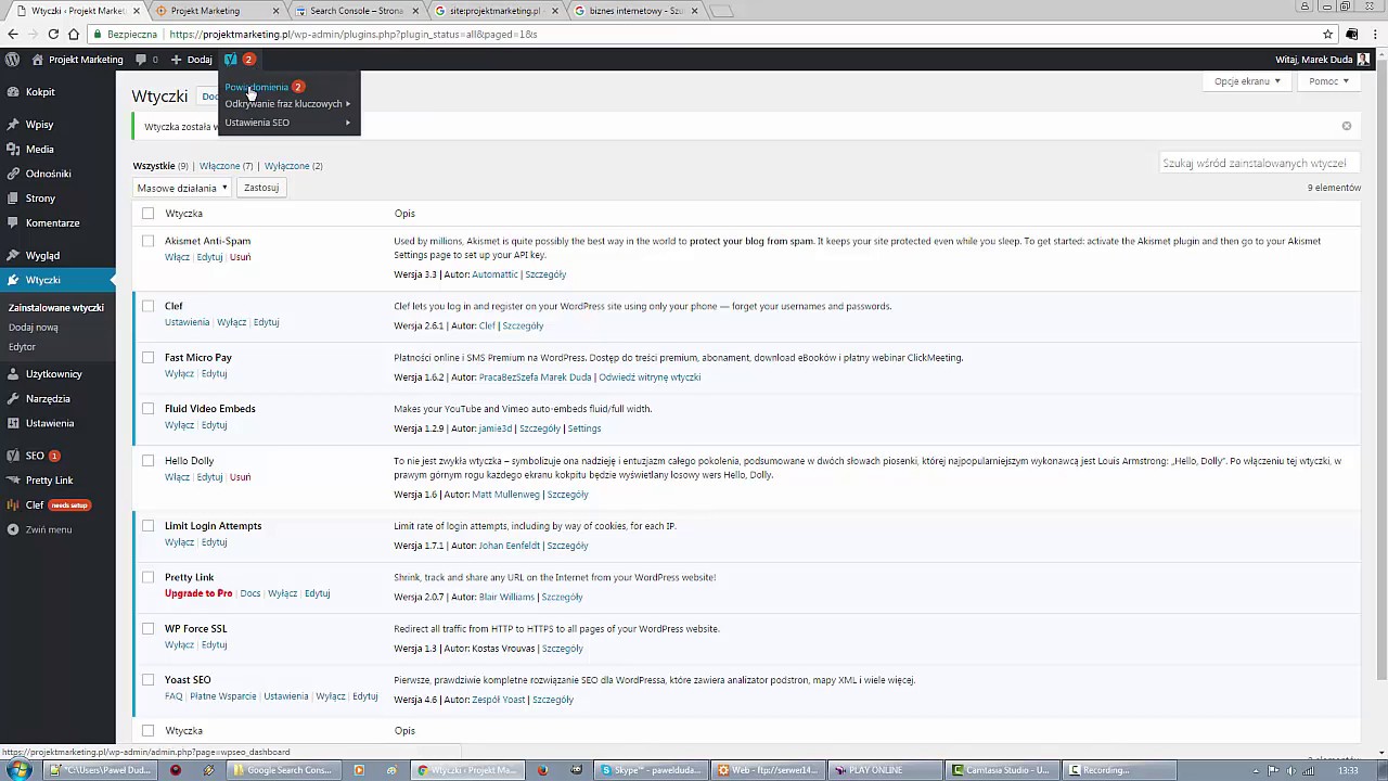 Instalacja wtyczki Wordpress SEO - Dodanie mapy witryny i mapy grafik