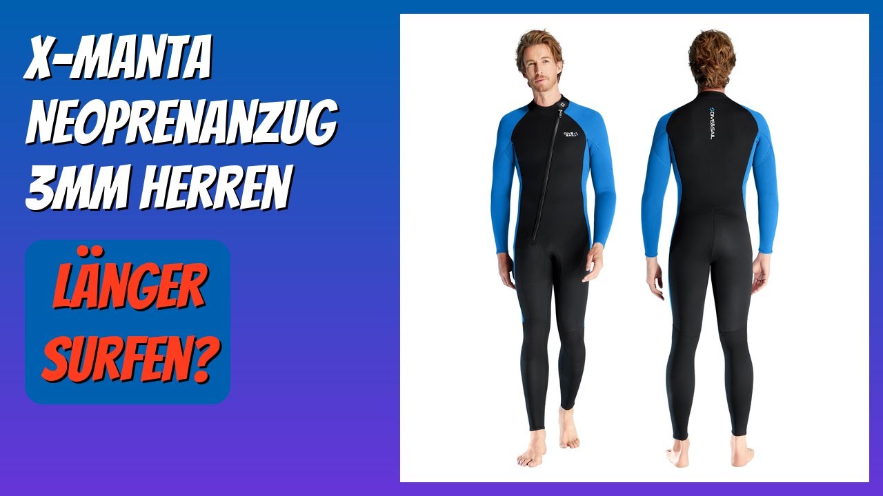 BEWERTUNG (2026): X-mAnTA Neoprenanzug 3mm Herren. Infos