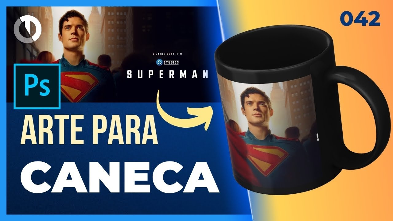 Como Criar Arte para Caneca no Photoshop de modo fácil