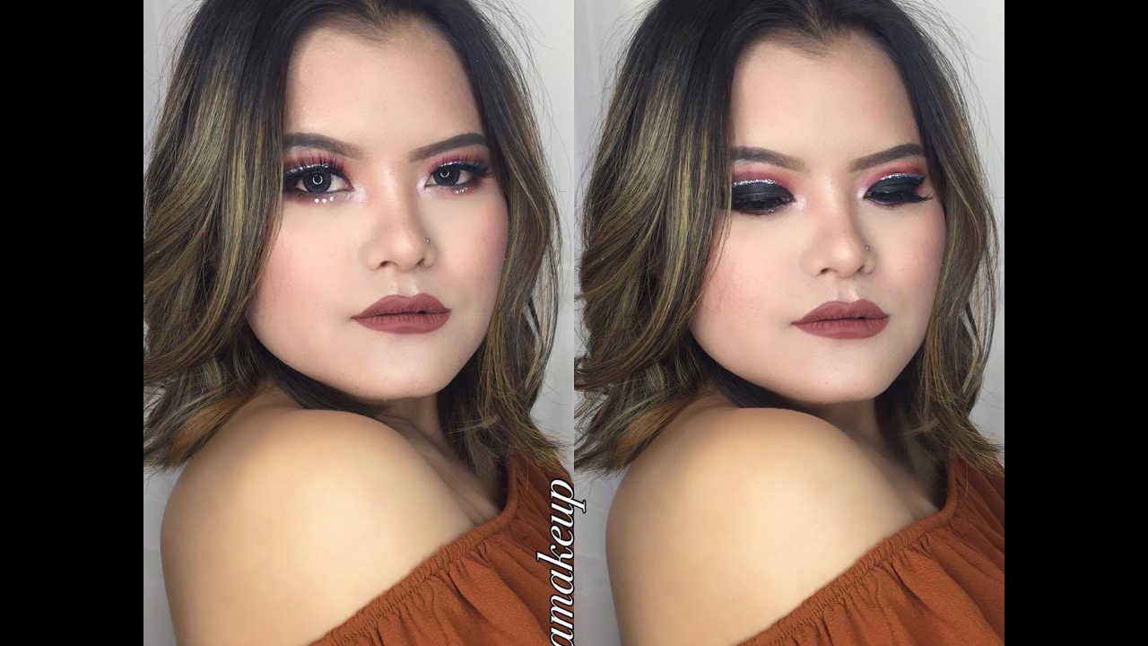 Glitter Liner Makeup Look | PrekxaBeaut | SunuSunuk