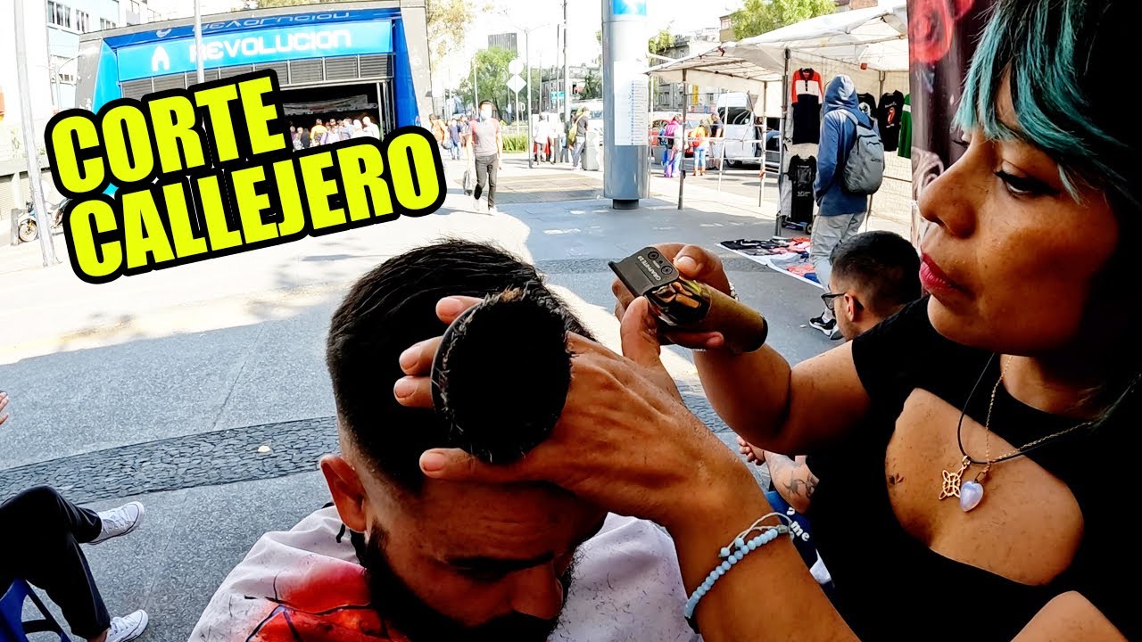 Corte callejero en la ciudad de México 🇲🇽 *Solo 2 dólares*
