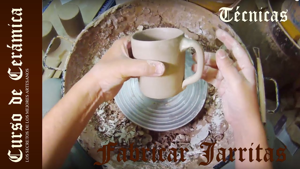 Curso de Cerámica - Fabricar Jarras de Cerámica en el Torno Alfarero