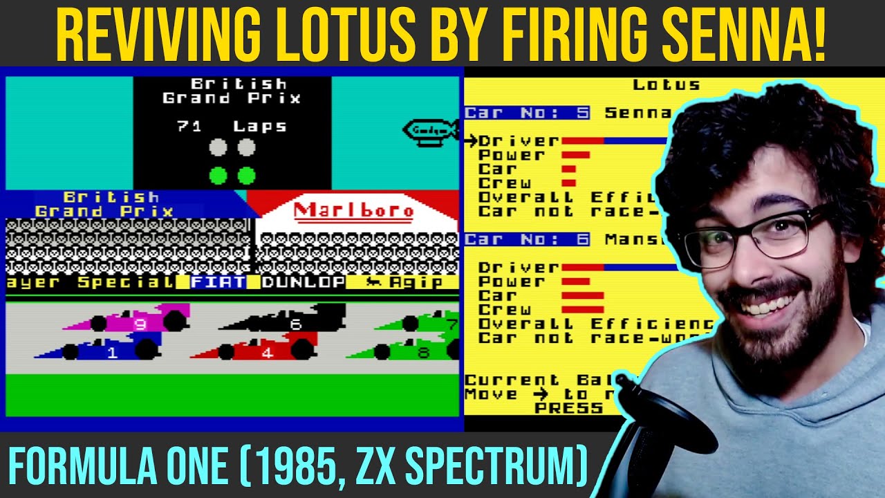 Reviving Lotus by Firing Senna! (Formula One // 1985 // ZX Spectrum)