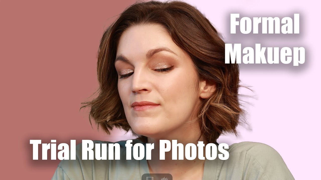 Formal Makeup Trial Run - Using Half Magic Glitter!!
