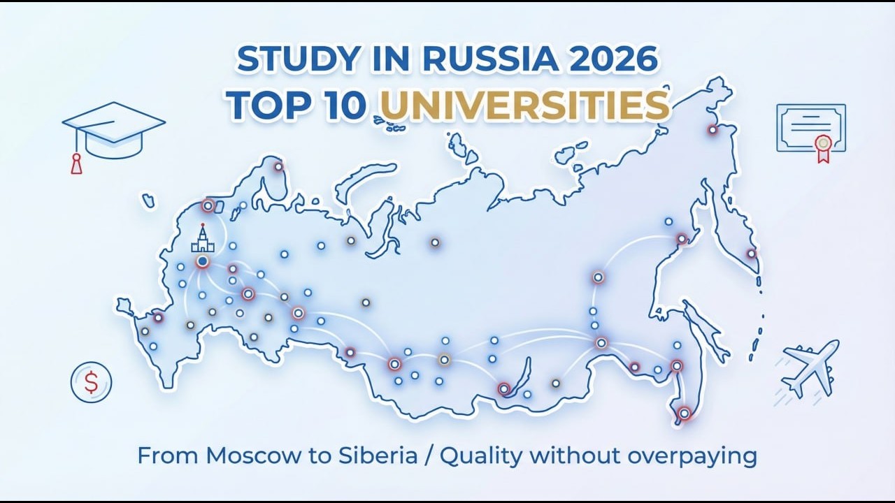 Study in Russia 2026: Top 10 Affordable Universities (From Moscow to Siberia)