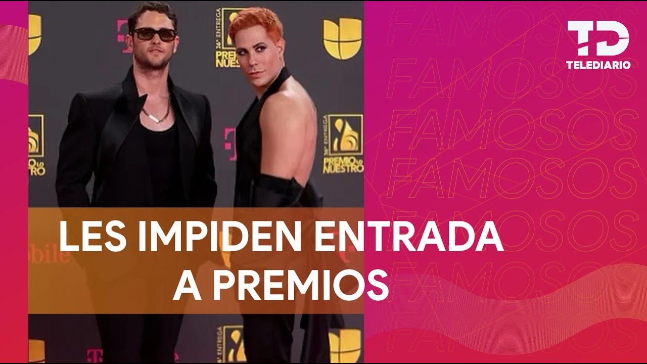 Impiden entrada a dos integrantes del grupo RBD a Premios Lo Nuestro 2024