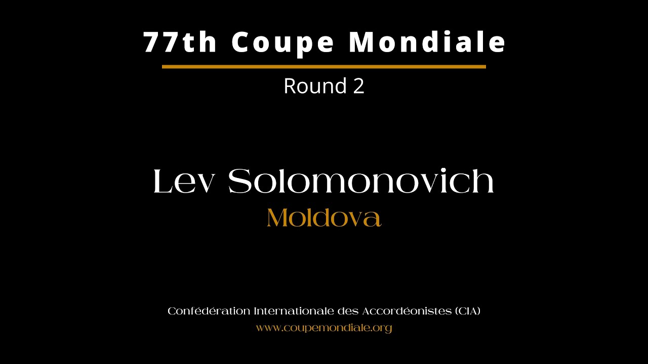 Lev Solomonovich (Moldova): Sonata No. 1 - V. Semionov - 77th Coupe Mondiale 2024 - Round 2