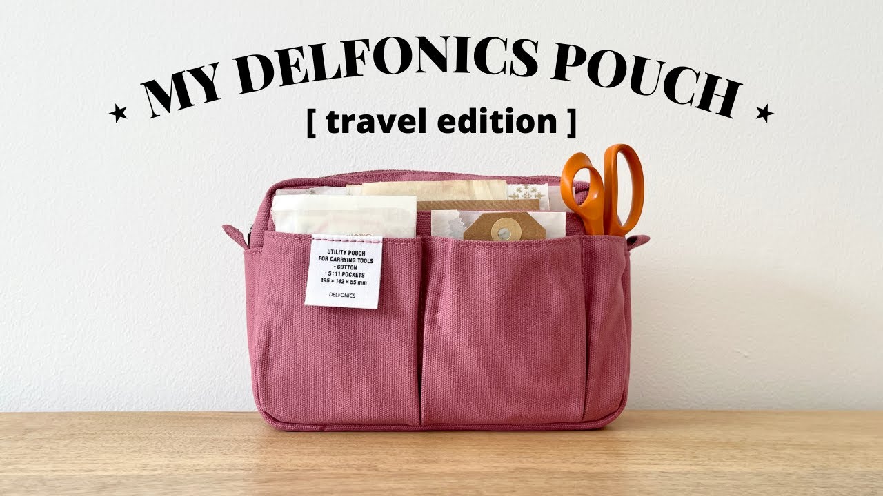 What's Inside My Delfonics Utility Pouch | Journaling Supplies | Travel Edition