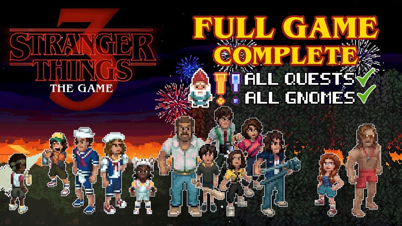 Stranger Things 3 The Game (FULL Game/Complete Walkthrough)