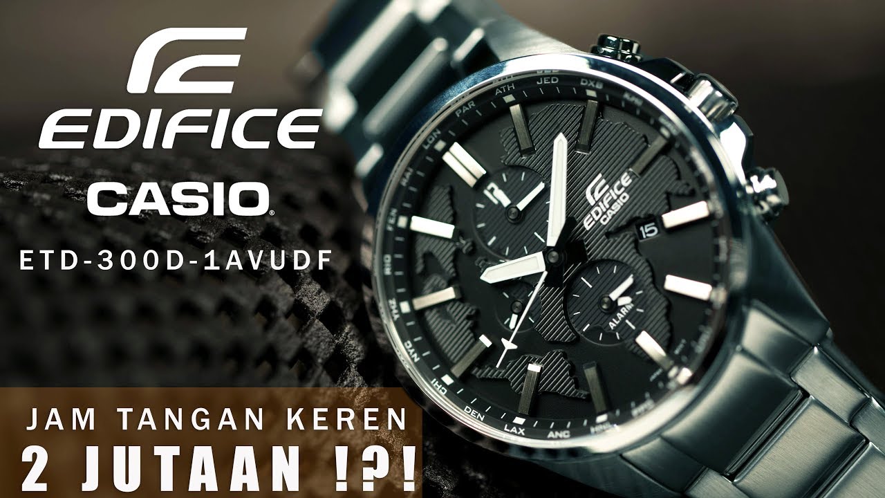 Jam Tangan Pria Keren | Casio Edifice ETD-300D-1AVUDF