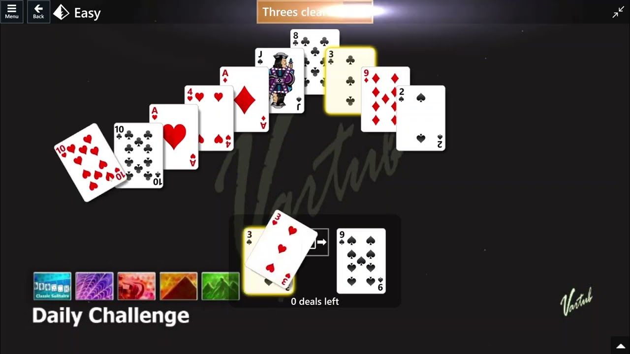 Microsoft Solitaire Collection - Pyramid | Daily Challenge August 4th 2022