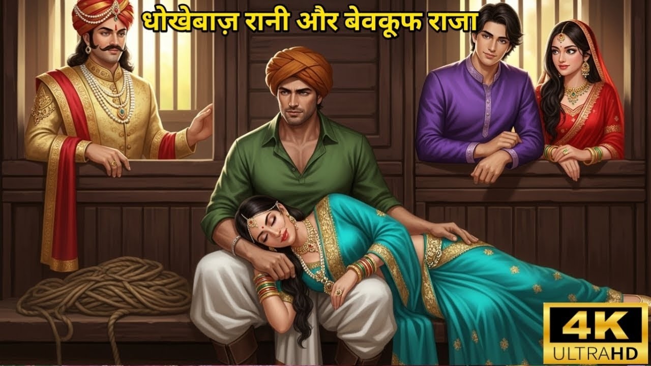 धोखेबाज़ रानी और बेवकूफ राजा || The deceitful queen and the foolish king #hindistories