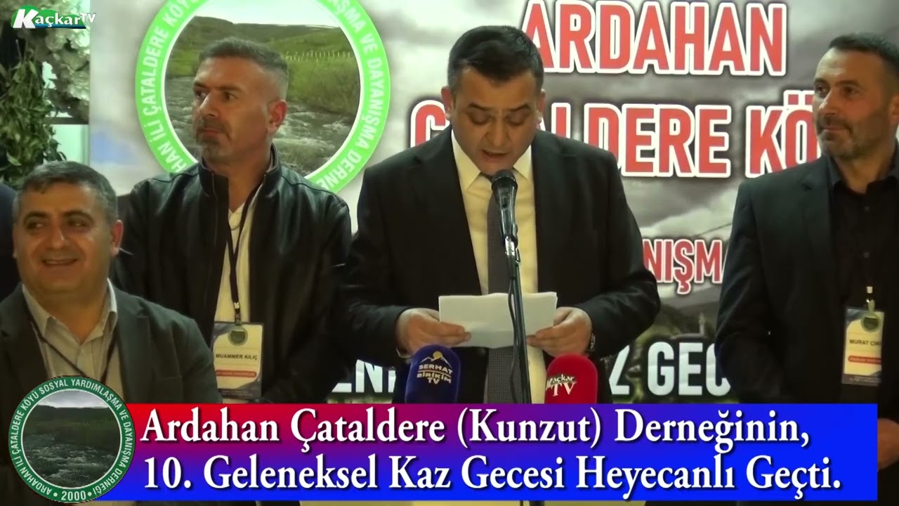 Ardahan Çataldere (Kunzut) Derneğinin, 10. Geleneksel Kaz Gecesi Heyecanlı Geçti.
