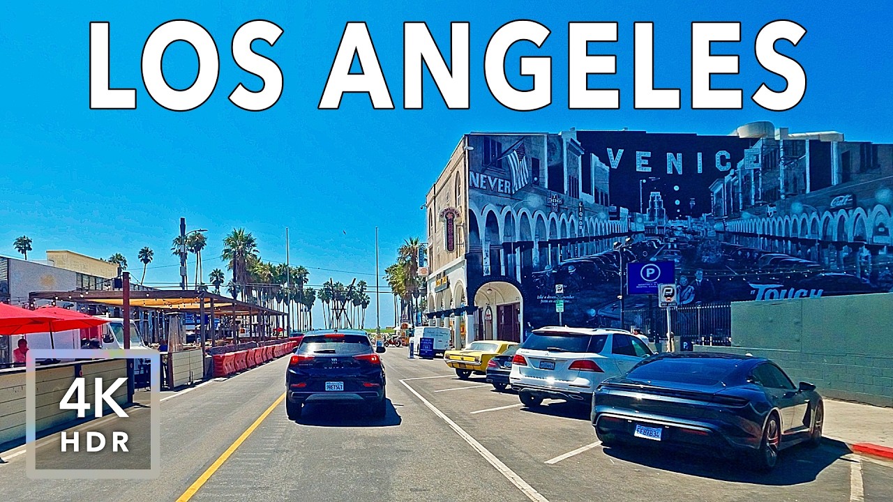 Venice (Los Angeles) &ndash; Iconic Coastal Neighborhood Drive [4K HDR]