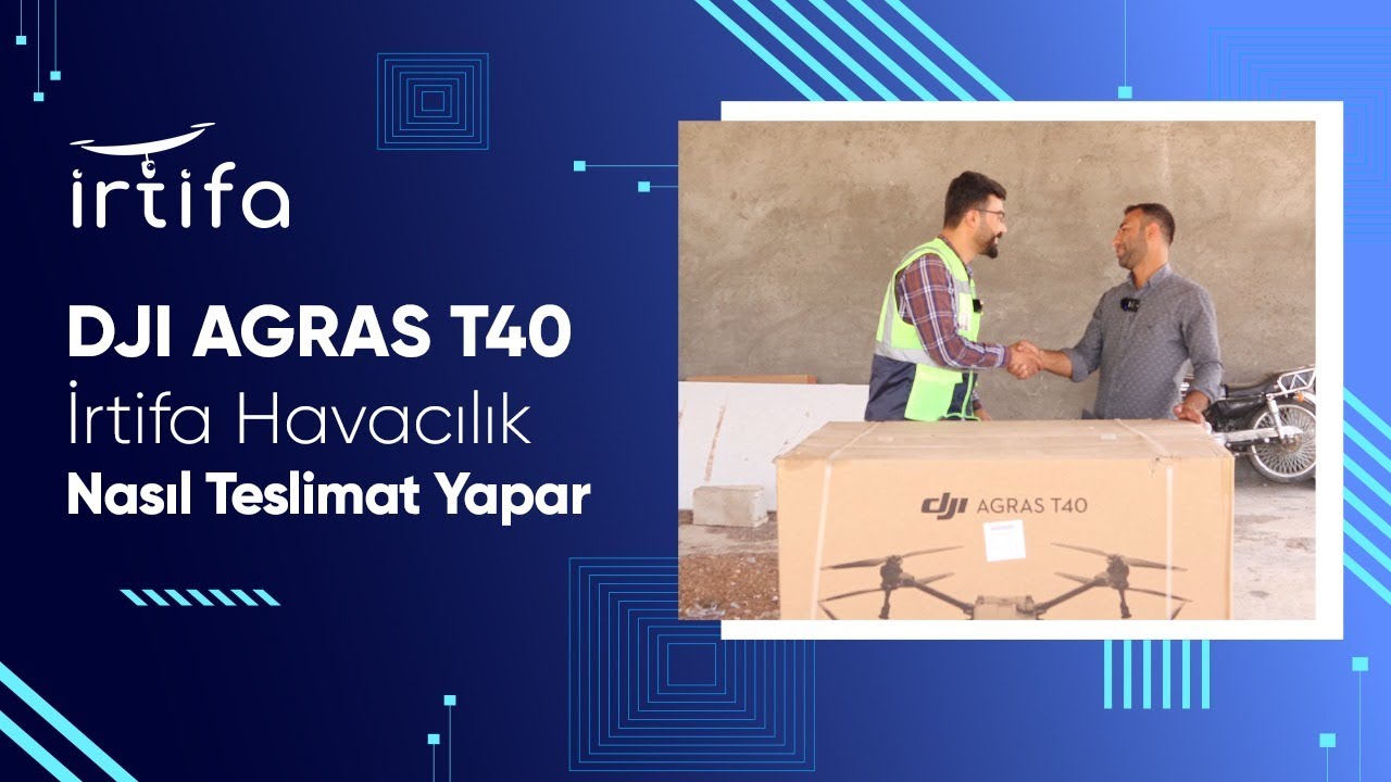 DJI AGRAS T40 İrtifa Havacılık Nasıl Teslimat Yapar