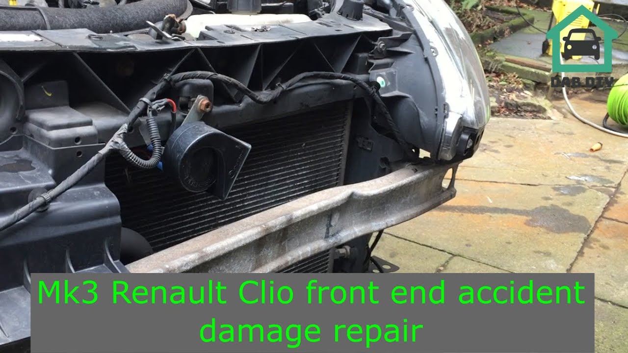 2009 Renault Clio Mk 3 accident damage repair