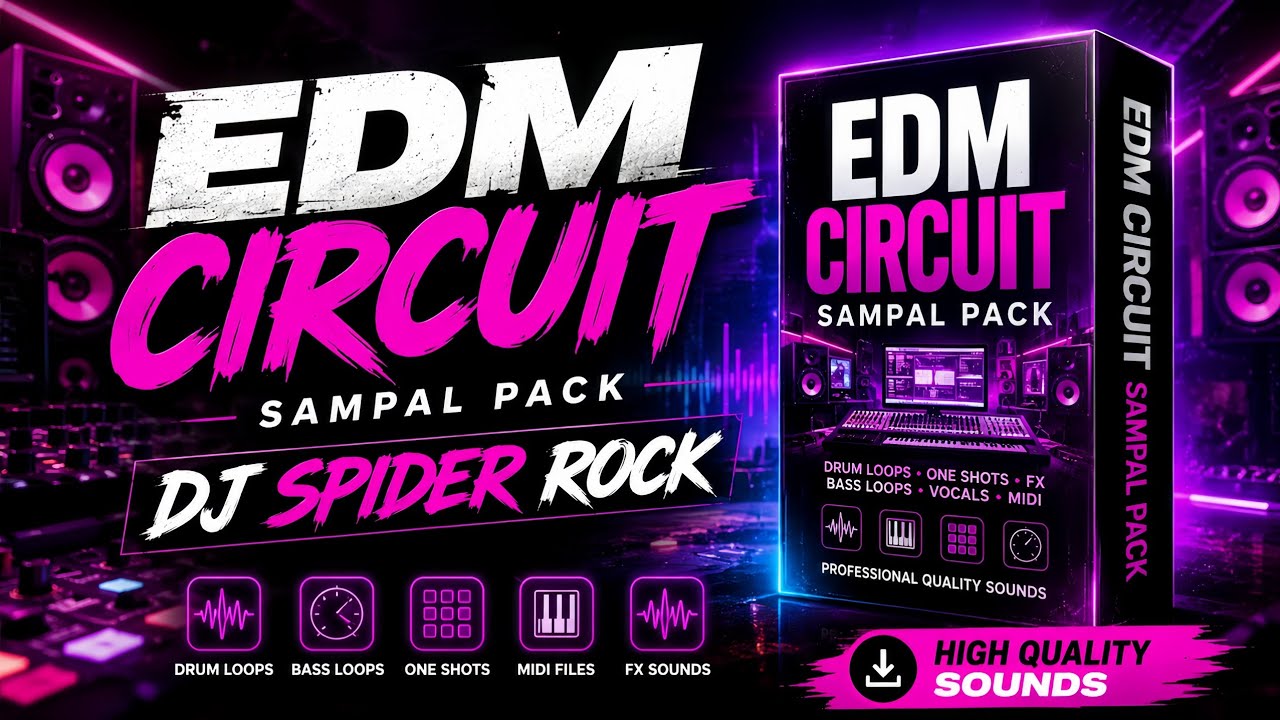TOP 10 EDM CIRCUIT SAMPLE PACK - FREE DOWNLOAD | DJ SPIDER ROCK