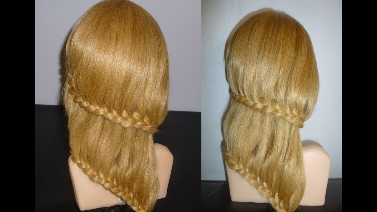 Schöne Frisuren: Haare ganz ORIGINELL flechten.Flechtfrisur/Zopffrisur.Braid Hairstyle.Peinados
