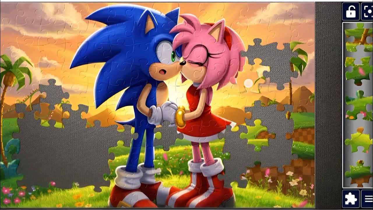 Sonic & Amy Romantic Vibes 💖✨