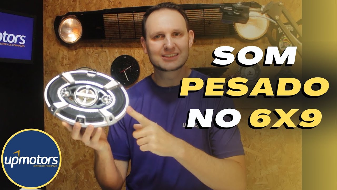 Som Grave Frequencia baixa Batida no ALTO FALANTE 6X9 Caixa ideal ; UPMOTORS