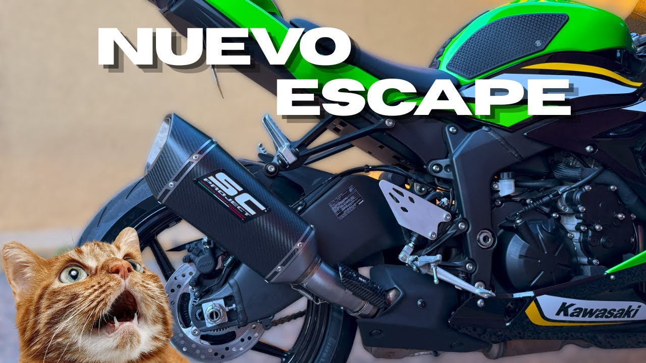 Primeros kilómetros con la ZX6R – Rodaje del motor + Escape!